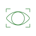 Oftalmologia Icona del servizio di oculistica, per visite e controlli agli occhi
